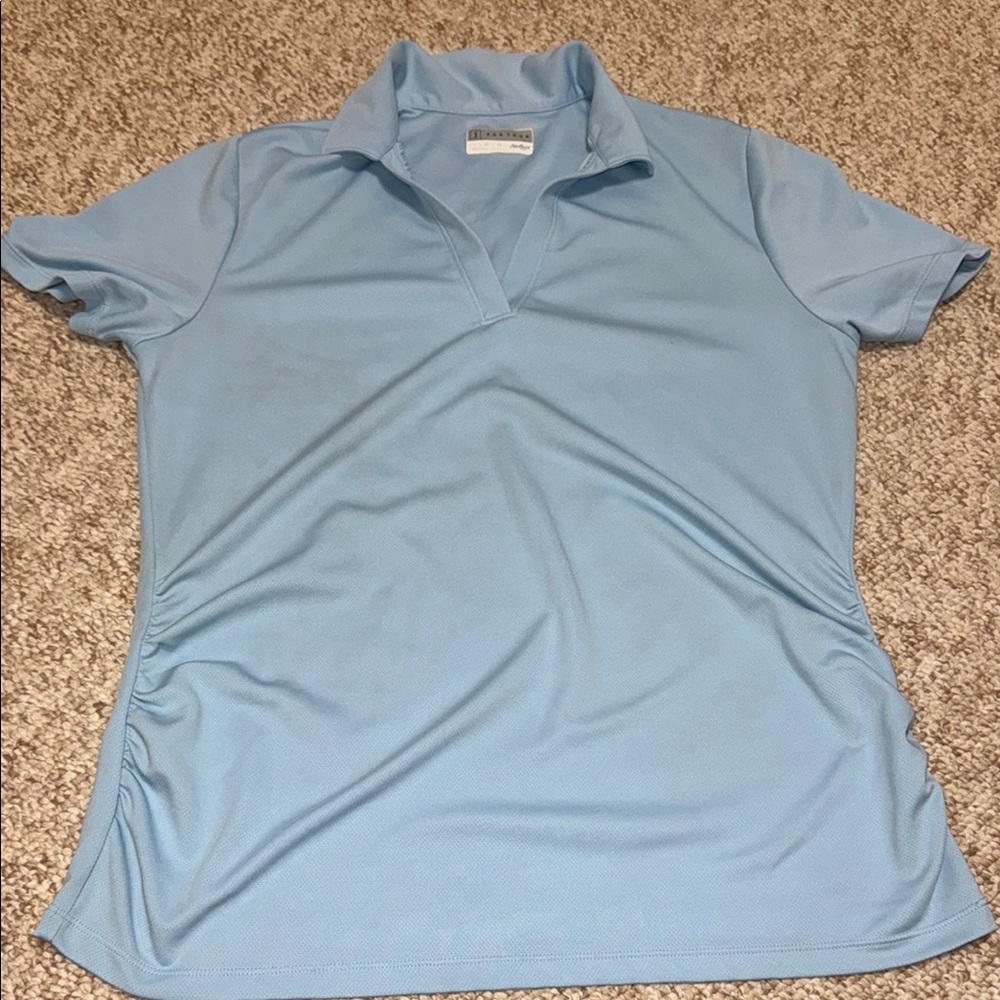 PGA Tour Light Blue Polo Shirt